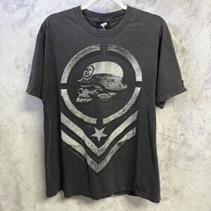 Vintage Metal Mulisha T Shirt Mens Large 20.5x27.5 Faded Black Y2K